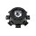 CAP-8L1-B19 / Gear Alloy Gloss Black Bolt On Center Cap