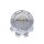 CAP-8LT-C14-GC / Gear Alloy Chrome with Gold Cogs Tall Bolt-On Center Cap