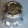 CAP-8LT-C14 / Gear Alloy Chrome with Brushed Gear Logo and Cogs Tall Bolt-On Cap