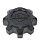 CAP-8LT-M16 / Gear Alloy Satin Black Tall Bolt-On Center Cap