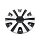 CAP-902MB / Cruiser Alloy 902MB Threshold Machined Black Bolt On Center Cap