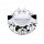 CAP-909CR / Cruiser Alloy 909C Flash RWD Chrome Bolt On Center Cap
