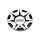 CAP-913MBF / Cruiser Alloy 913MB Vigor Machined Black Bolt On Center Cap