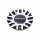CAP-916MBF / Cruiser Alloy 916MB Shadow FWD Machined Black Bolt On Center Cap