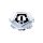 CAP-TDF2-C19 / TIS Chrome Bolt On Front Center Cap
