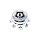 CAP-TDR1-C19 / TIS Chrome Bolt On Rear DRW Rear Center Cap