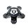 CAP-TIS-5H-B21 / TIS Gloss Black Snap-On Center Cap