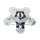 CAP-TIS-5H-C21 / TIS Chrome Snap-On Center Cap