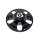 CAP-TIS-5H1-B / TIS Gloss Black Bolt-On Center Cap