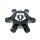 CAP-TIS-6H-B21 / TIS Gloss Black Snap In Center Cap