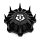 CAP-TIS-B18-SPIKE / TIS Gloss Black Bolt-On Spike Center Cap