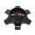 CAP-WX-6H-BR21 / Worx Alloy Gloss Black Snap On Center Cap