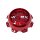 CAP-WX-8-R21 / Worx Alloy Gloss Red Bolt On Center Cap