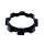CAPSPC8165SB / Moto Metal Satin Black Spacer Cap for 8-Lug Application