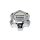 CARB1406CH / American Racing Bolt-On 6x135 Chrome Center Cap