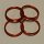 Hub Centric Rings (Premium Metal Rings) for Cars - (Set of 4)