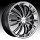 Cruiser Alloy 912MB Shadow 912 Gloss Black Machined Custom Rims Wheels