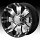 Diamo DI8 Karat Black w/ Machined Face Custom Rims Wheels
