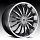 DropStars DS40 640MB Gloss Black Machined Custom Rims Wheels