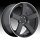 DropStars DS44 644B Satin Black Custom Rims Wheels