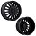 Fuel D867 Arc Dually Blackout Custom Truck Wheels