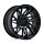Fuel Dynamo FC405 Matte Black Custom Truck Wheels