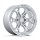Fuel Heathen FC896 Machined Silver Custom Truck Wheels