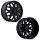 Fuel D871 Flux Dually Blackout Custom Truck Wheels