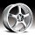 Focal F05 F-05 166 Silver w/ Diamond Machined Lip Custom Rims Wheels