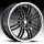 Focal F16 F-16 163 Gunmetal w/ Diamond Machined Lip Custom Rims Wheels