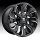 Fuel Stryker D571 Gloss Black Milled Custom Truck Wheels Rims