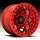 Fuel Unit Beadlock D121 Candy Red Custom Truck Wheels Rims