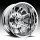 Fuel D212 Throttle Dually 2-PC Chrome Truck Wheels Rims