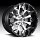 Fuel Assault D246 2pc Chrome Black