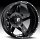 Fuel D254 Full Blown Dually 2-PC Matte Black Milled Truck Wheels Rims