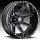 Fuel D262 Maverick Dually 2-PC Matte Black Milled Truck Wheels Rims