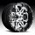 Fuel Lethal D266 2-PC Chrome w/ Black Barrel Custom Truck Wheels