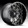 Fuel Crush D268 2-PC Machined Black DDT Custom Truck Wheels Rims