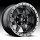 Fuel Trophy D551 Matte Black w/ Anthracite Ring Custom Truck Wheels Rims