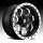 Fuel Savage D565 Matte Black Milled Custom Truck Wheels Rims