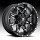 Fuel Lethal D567 Matte Black w/ Milled Accents Custom Truck Wheels Rims