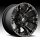 Fuel Vapor D569 Matte Black Machined w/ Dark Tint Custom Truck Wheels Rims
