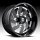 Fuel Turbo D582 8-Lug Gloss Black Milled Custom Truck Wheels Rims