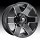 Fuel Tank D602 Gloss Black Milled Custom Truck Wheels Rims
