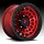 Fuel Zephyr D632 Candy Red with Black Lip