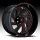Fuel Vortex D638 Gloss Black Candy Red
