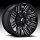 Fuel Schism D649 Gloss Black Milled