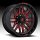 Fuel Ignite D663 Gloss Black Candy Red