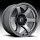 Fuel Rush D767 Matte Gunmetal Custom Truck Wheels Rims