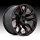 Fuel Flame 5 D823 Gloss Black Milled Red Tint Custom Truck Wheels